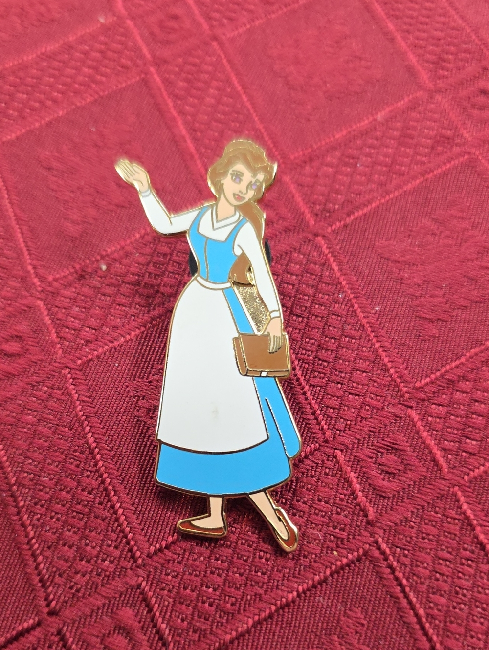 Disney Belle Beauty and the Beast Blue Dress Waving Book Limited Edition 3000
